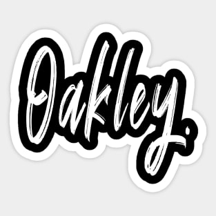 name girl Oakley Sticker